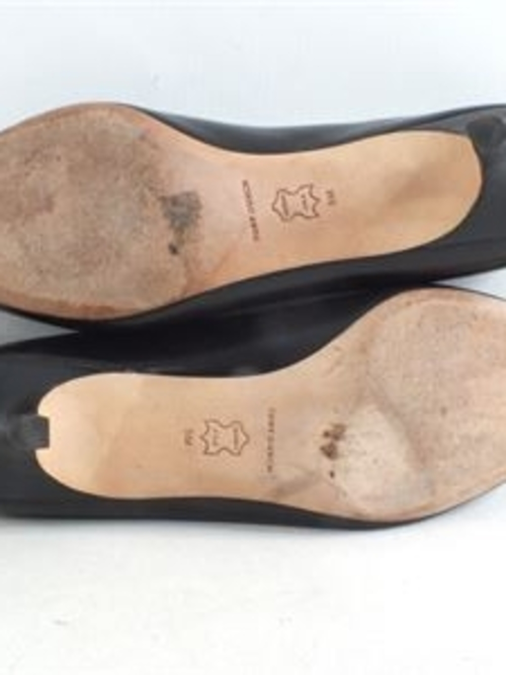 Tory Burch Charm Black Kitten Heel Pumps with Bow - Picture 7 of 8